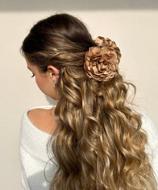 PINZA PARA EL PELO PEONÍA