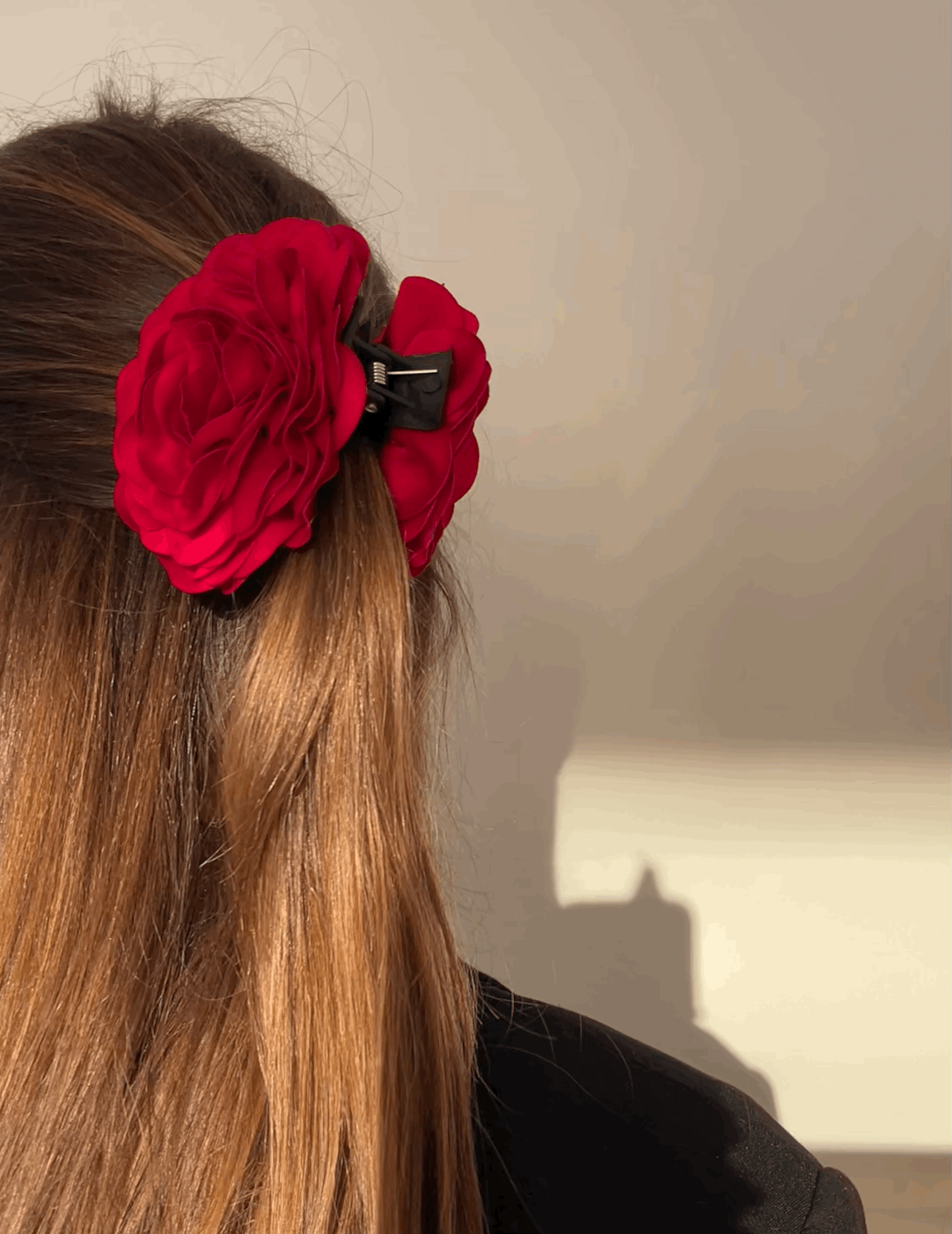 PINZA PARA EL PELO PEONÍA